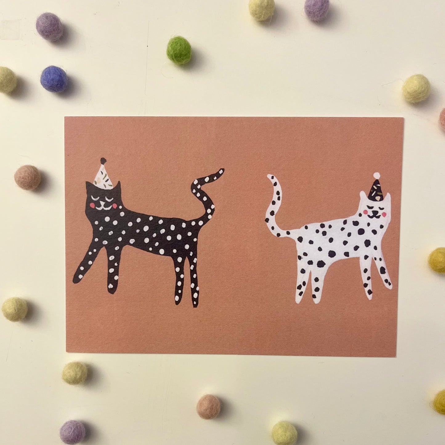 Postkarte Leoparden | Geburtstag
