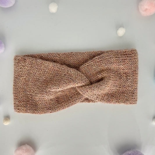 Stirnband | Knotenstirnband | rosa | Wolle | Damen