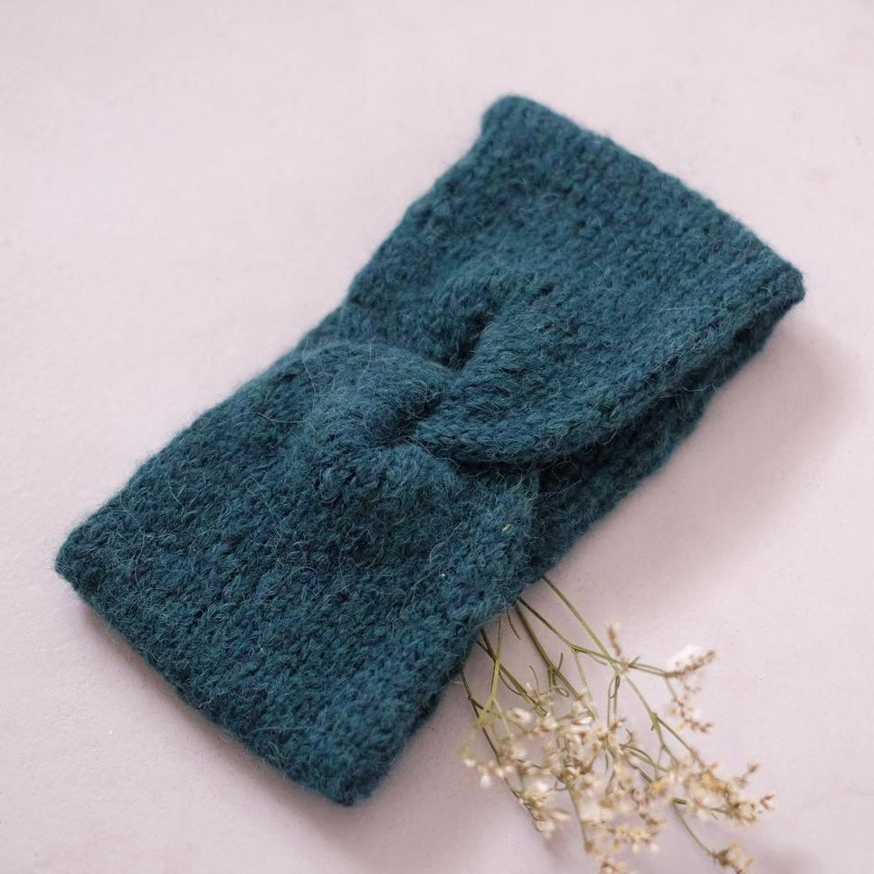 Stirnband | Knotenstirnband | Wolle | Damen
