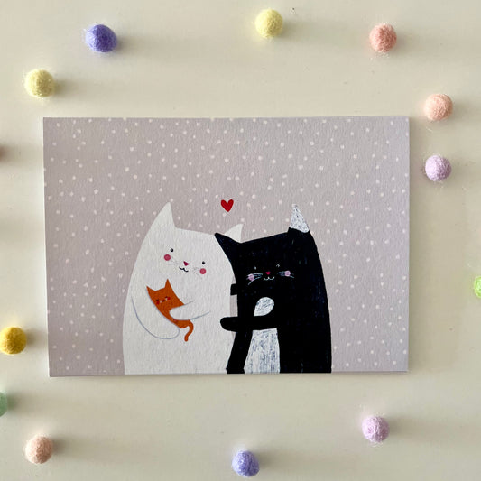 Postkarte Geburt | Babybüsi