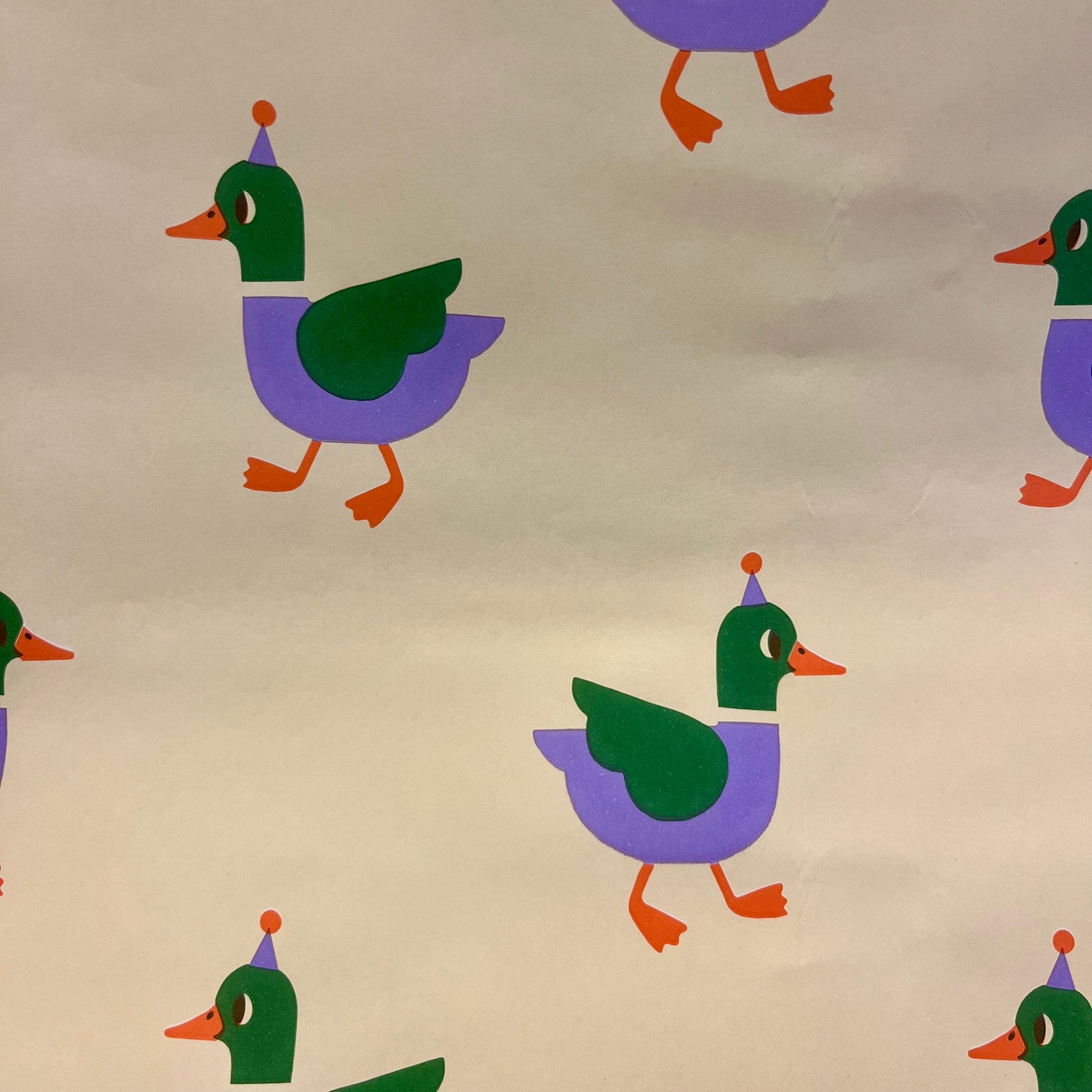 Geschenkpapier Ente | Partyhut