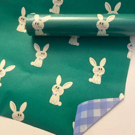 Geschenkpapier Hase | Grün