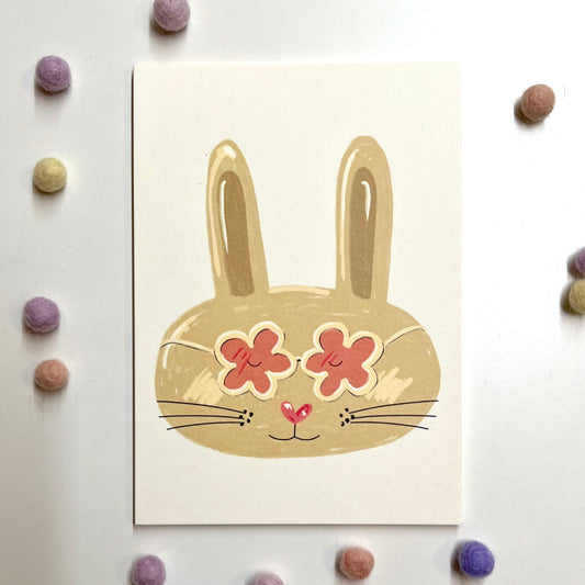 Postkarte Hase | Rabbit