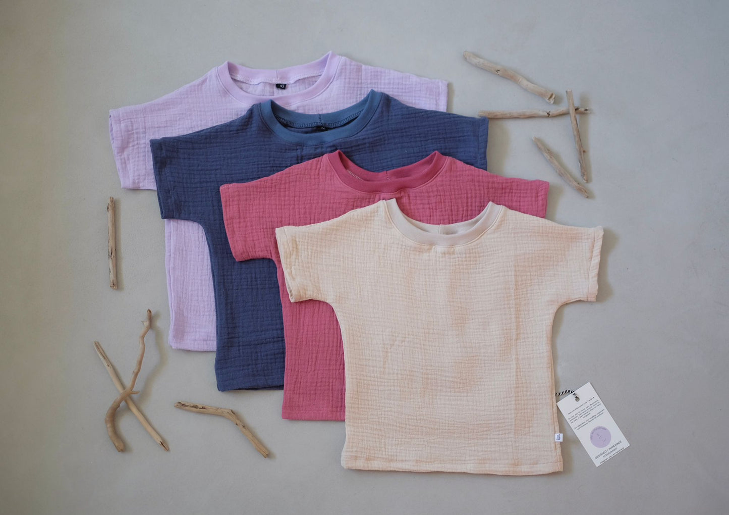 Musselin Shirts | Kinder Sommershirts